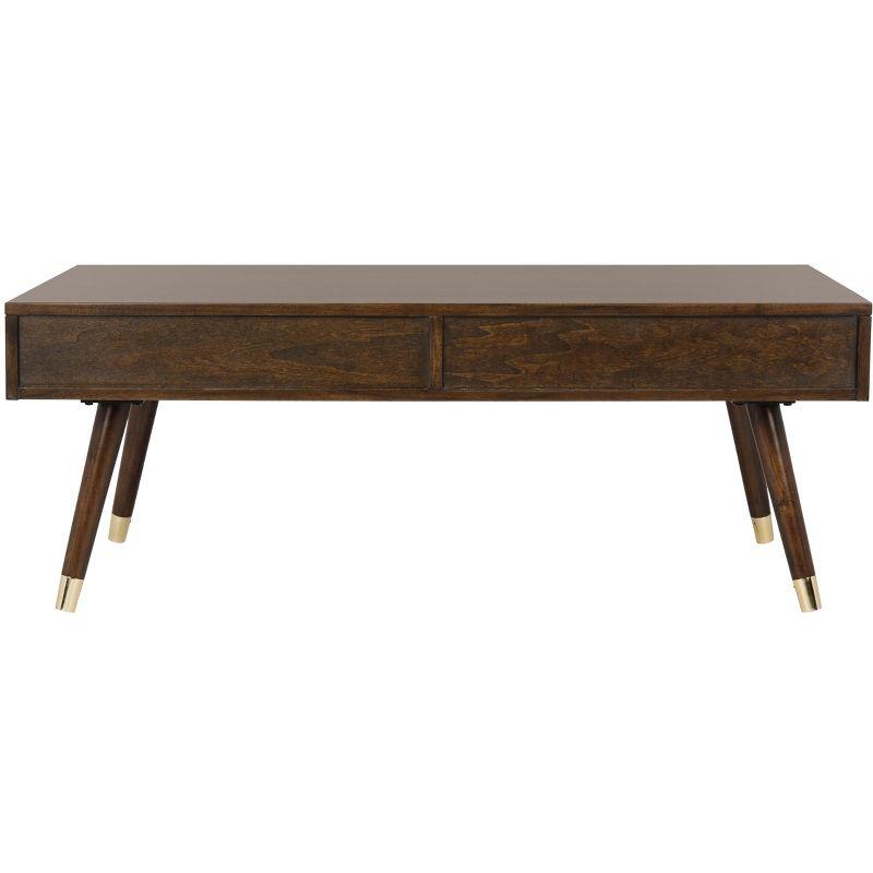 Levinson Gold Cap Coffee Table  - Safavieh