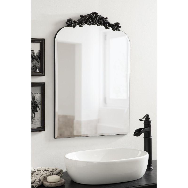 Kate and Laurel Arendahl Beveled Frameless Arch Mirror