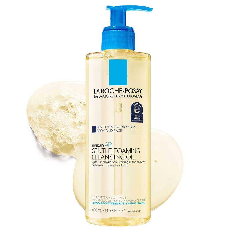 La Roche Posay Lipikar AP+ Gentle Foaming Cleansing Oil - Unscented - 13.52 fl oz