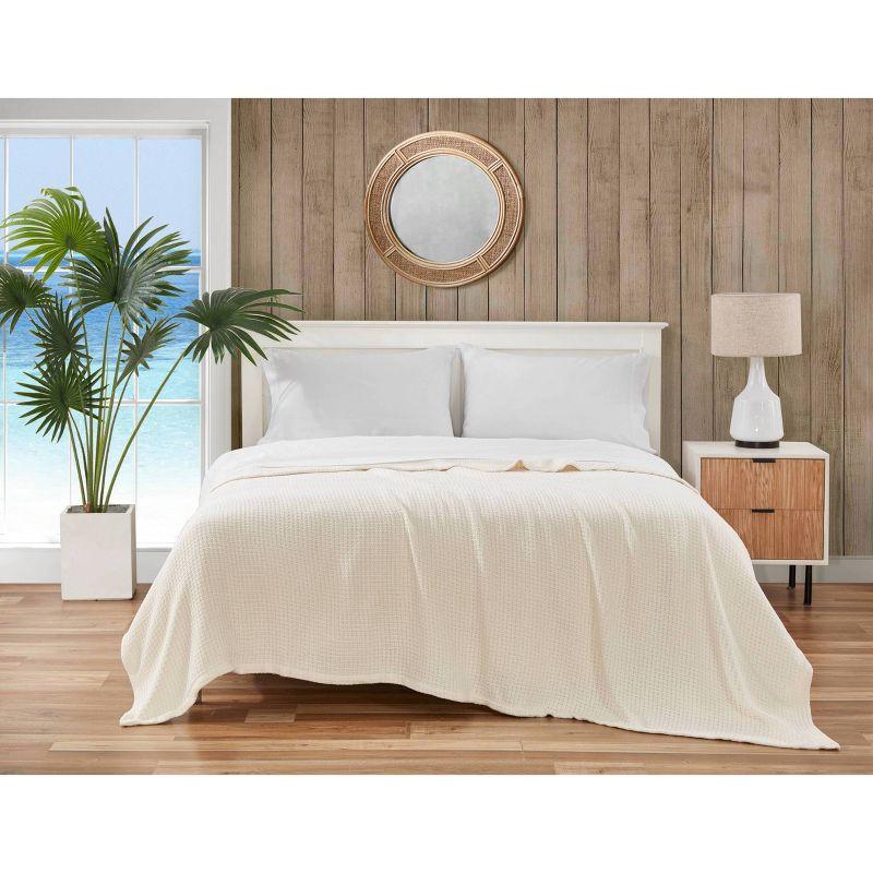 Tommy Bahama Home Tommy Bahama Bahama Coast Cotton Woven Reversible Blanket