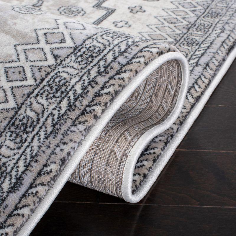 Carnegie CNG662 Power Loomed Area Rug - Ivory/Grey - 8'x10' - Safavieh.