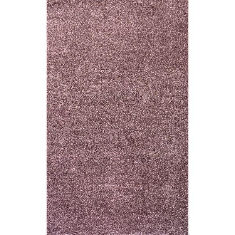 Reversible Easy-Care Red Synthetic 8' x 10' Area Rug