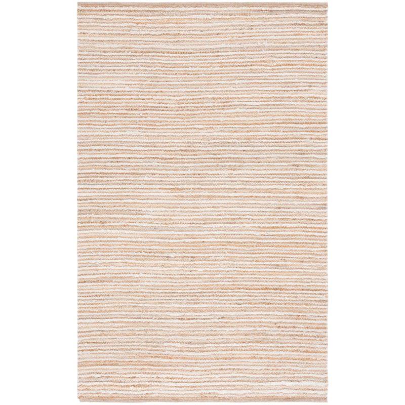 Cape Cod CAP151 Handmade Woven Area Rug - Natural/Ivory - 4' X 6' - Safavieh