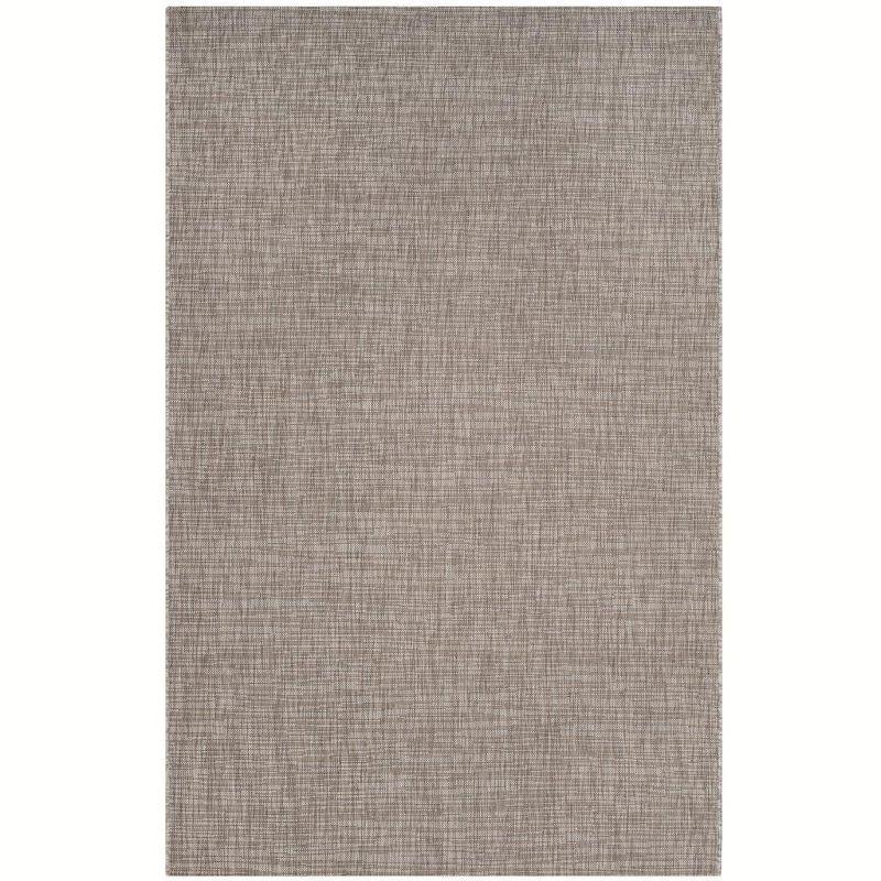 Courtyard CY8576 UV & Stain Resistant Non-Shedding Power Loomed Indoor/Outdoor Area Rug - Light Brown - 6'7"x9'6" - Safavieh
