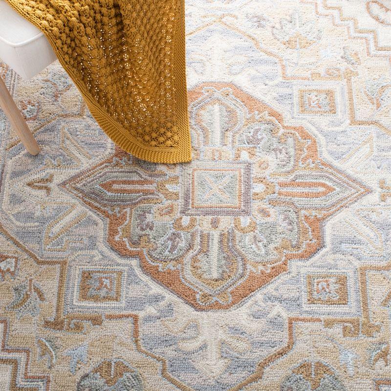 Heritage HG920 Hand Loomed Area Rug - Beige/Grey - 3'x5' - Safavieh.