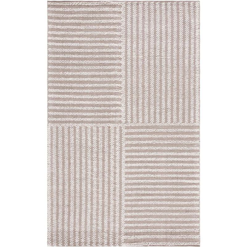 Natura NAT227 Hand Woven Indoor Accent Rug - Ivory/Taupe - 3'x5' - Safavieh