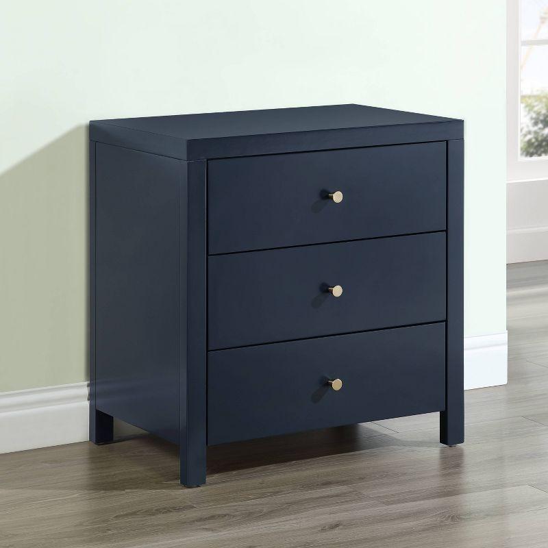 Comfort Pointe Nolan 3 Drawer Nightstand