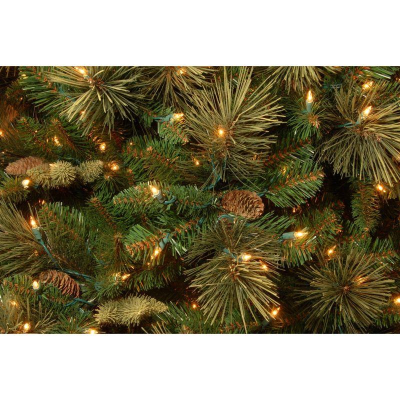 National Tree Company 9' Pre-lit Carolina Pine Artificial Christmas Tree with Clear Lights