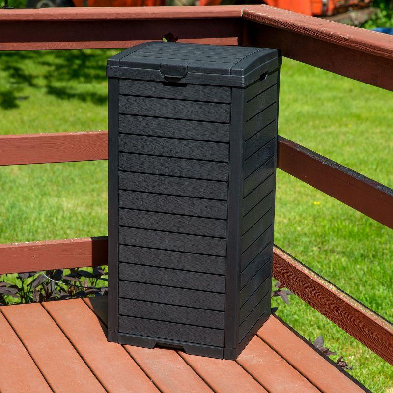 39-Gallon Polypropylene Resin Outdoor Trash Can