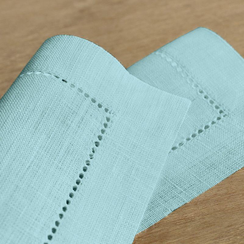 Classic Hemstitch - 100% Pure Linen Napkins (Set of 12)