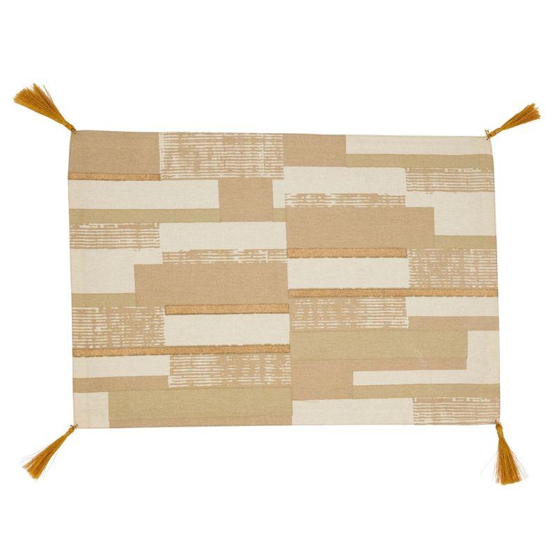 100% Cotton Geometric Rectangle Placemat