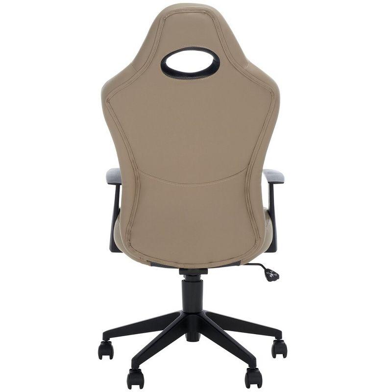 Belinda Desk Chair - Black/Grey - Safavieh