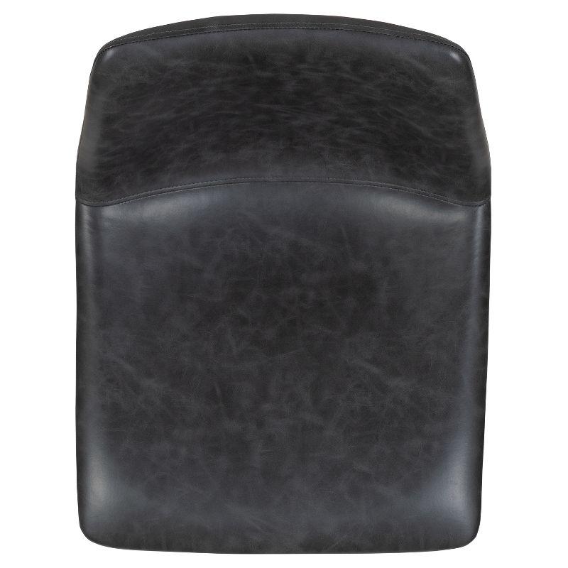 Flash Furniture Ringel Upholstered Counter Stool with Metal Frame