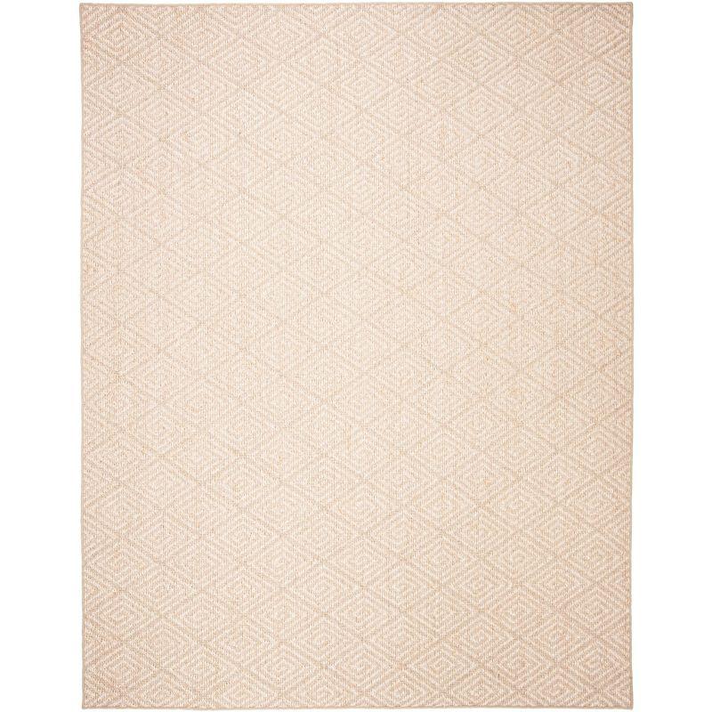 Palm Beach PAB360 Power Loomed, Jacquard Weave Indoor Area Rug - 6'x9' - Beige/Beige - Safavieh
