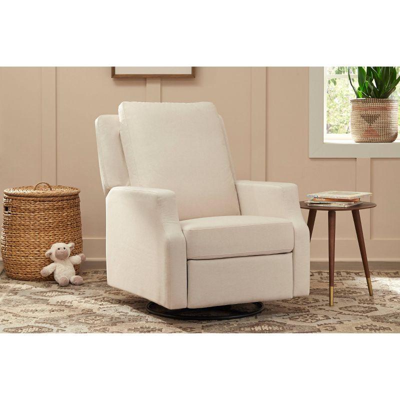 Crewe Upholstered Swivel Reclining Glider