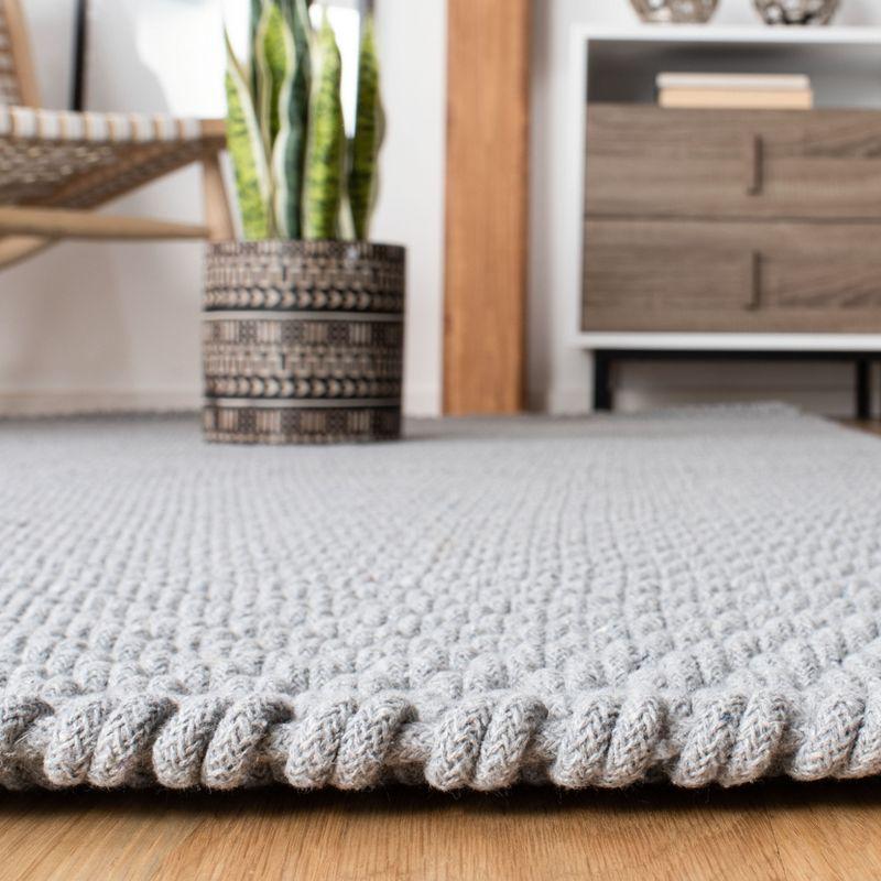 Salem SLM103 Hand Woven Area Rug - Grey - 8'x10' - Safavieh.