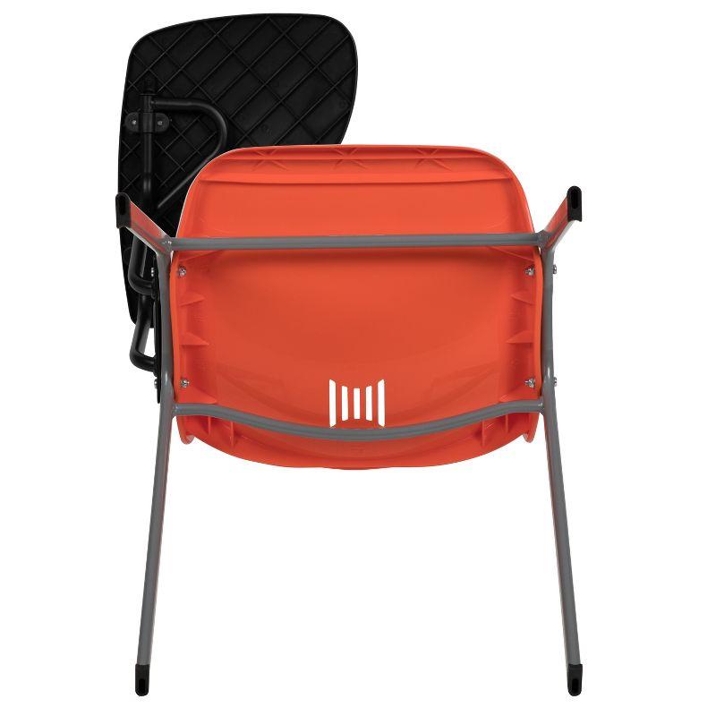 Flash Furniture Westley Ergonomic Shell Chair with Right Handed Flip-Up Tablet Arm