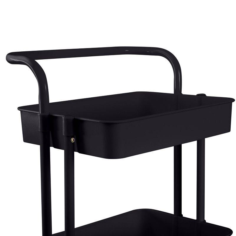 Organize It All 3 Tier Rolling Basket Cart