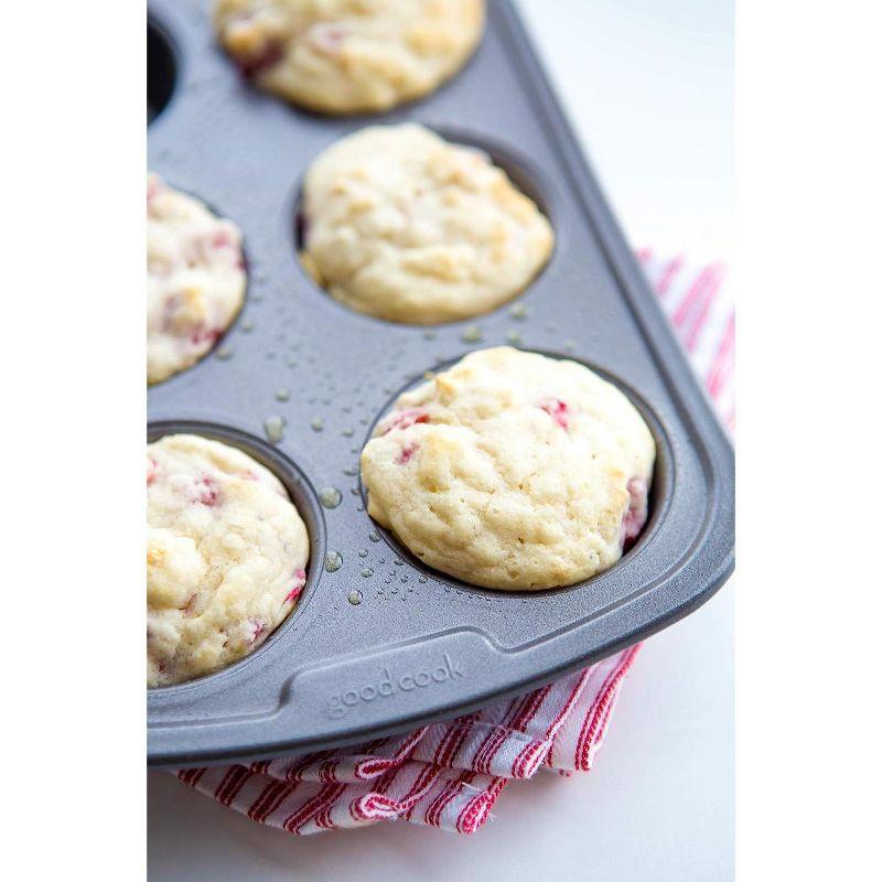 Jumbo Non-Stick 6-Cup Steel Muffin Pan