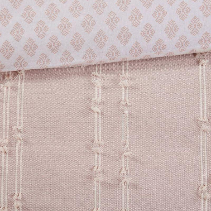 INK+IVY 3 Piece Cotton Jacquard Bedding Set