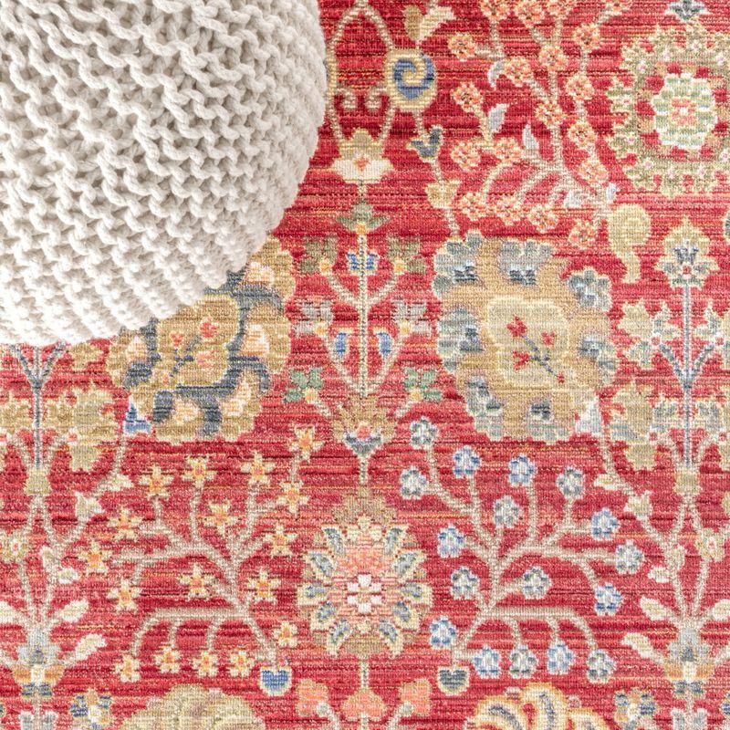 India Flower and Vine Area Rug - JONATHAN Y