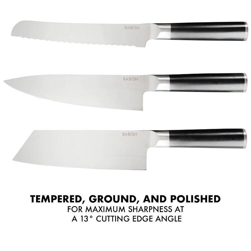 Babish 14 Piece High Carbon Stainless Steel Assorted Knife Set