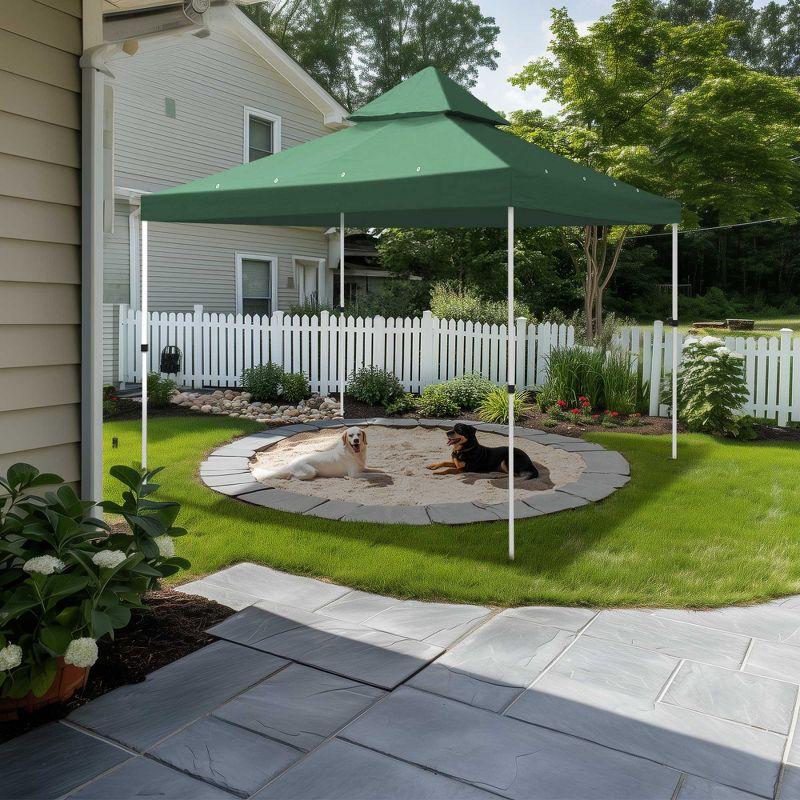 Yescom Yescom Canopy Top Replacement for 2-Tier Crescent TJSG081 Gazebo Outdoor Garden Yard Patio Cover