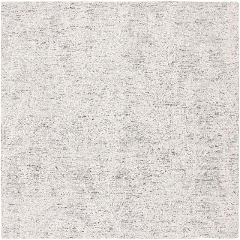 Metro MET877 Hand Tufted Indoor Area Rug - Grey/Ivory - 6'x6' - Safavieh
