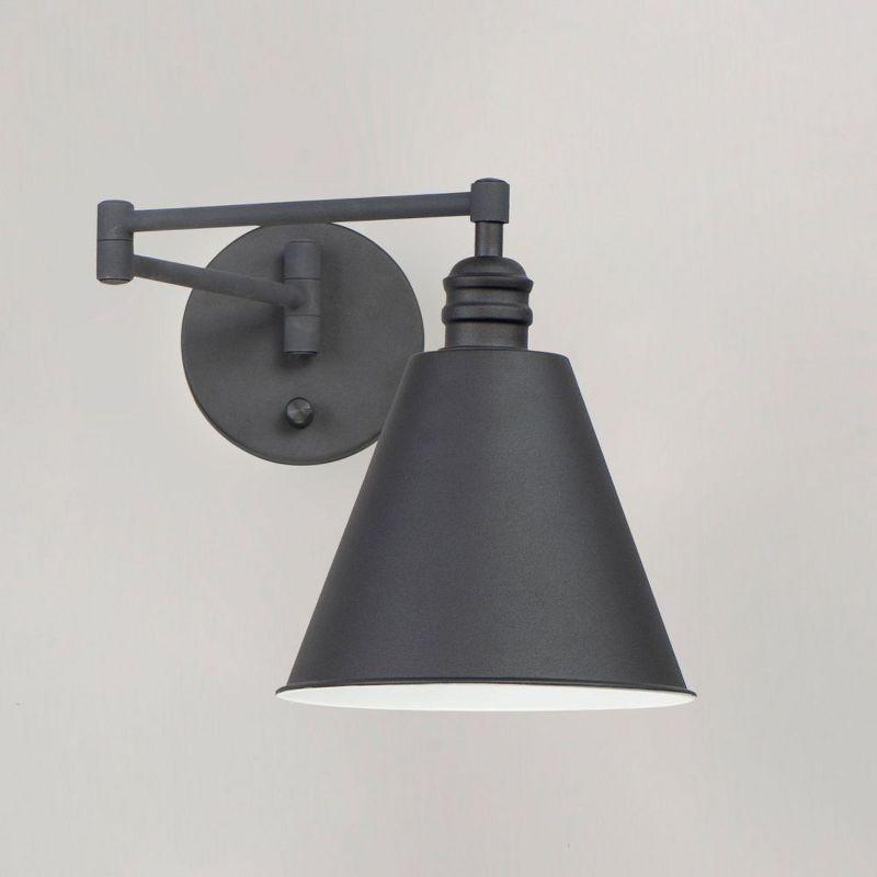 Maxim Lighting Library 1 - Light Swing Arm Lamp in  Black