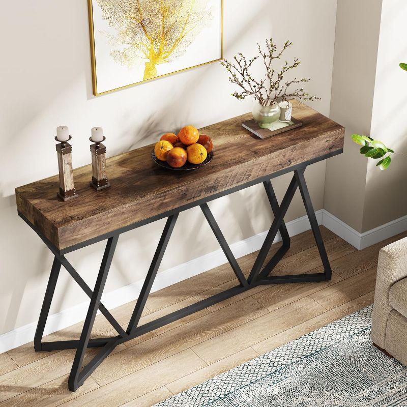 Hommoo 55" Farmhouse Console Table