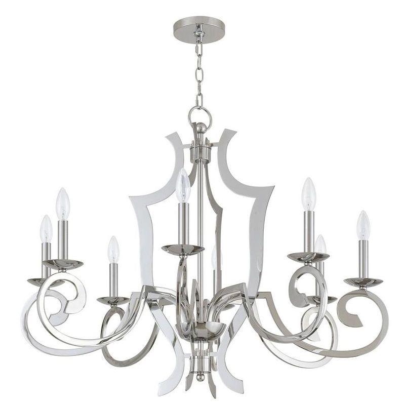 Livex Lighting Aldrich 8 - Light Chandelier in  Polished Chrome