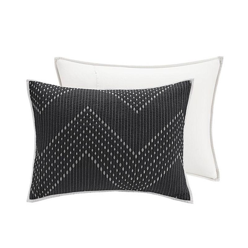 INK+IVY Pomona 3 Piece Embroidered Cotton Quilt Set