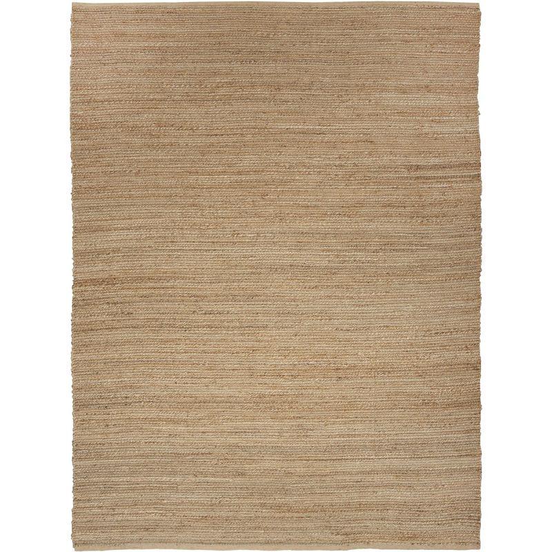Nourison Hand Woven Natural Jute Rug Natural 8' x 10'