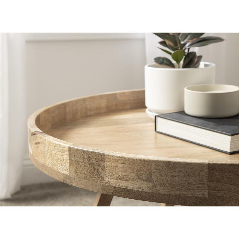 Kate and Laurel Avery Round Wood Coffee Table