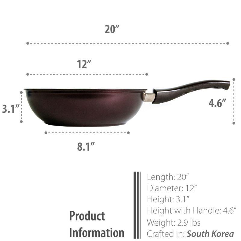 TECHEF Blooming Flower - 12" Nonstick Wok/Stir-Fry Pan