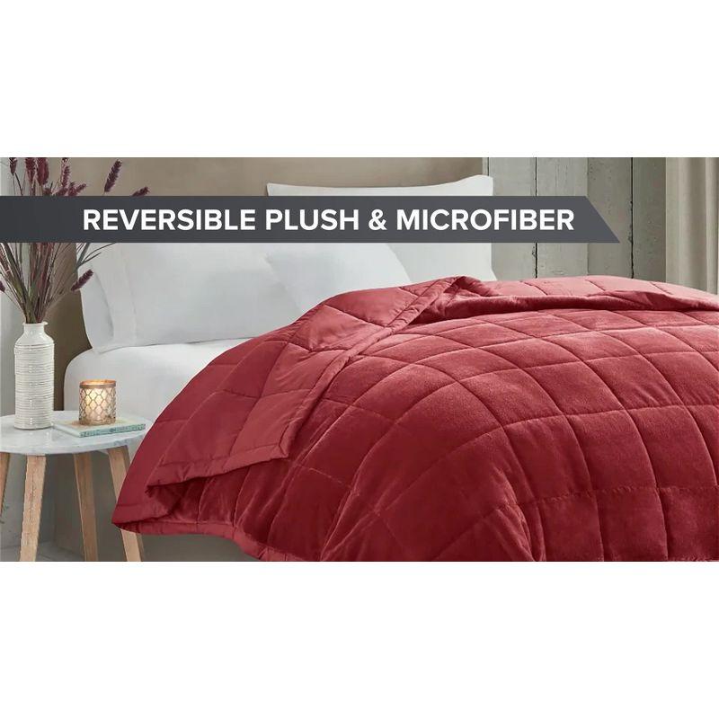 Madison Park Coleman Reversible HeiQ Smart Temperature Down Alternative Blanket