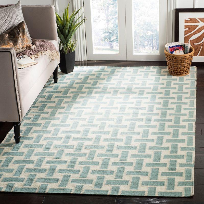 Dhurries DHU201 Hand Woven Area Rug  - Safavieh