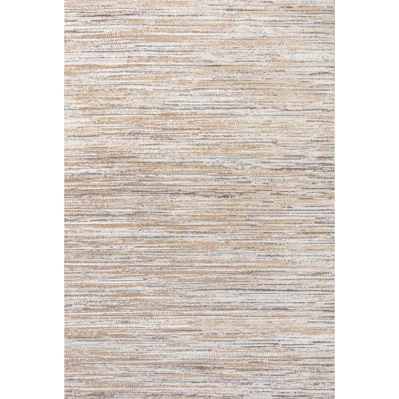 JONATHAN Y Loom Modern Strie'  Beige/Gray 3 ft. x 5 ft. Area Rug