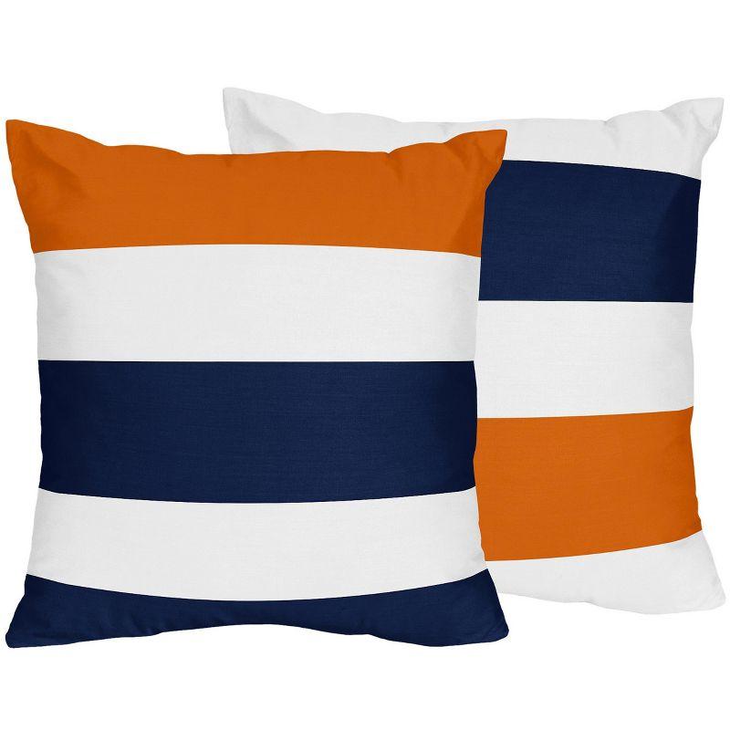 Stripe Striped 18'' Throw Pillow Cover