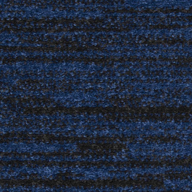 Midnight Blue Flat Woven Synthetic Indoor/Outdoor Rug