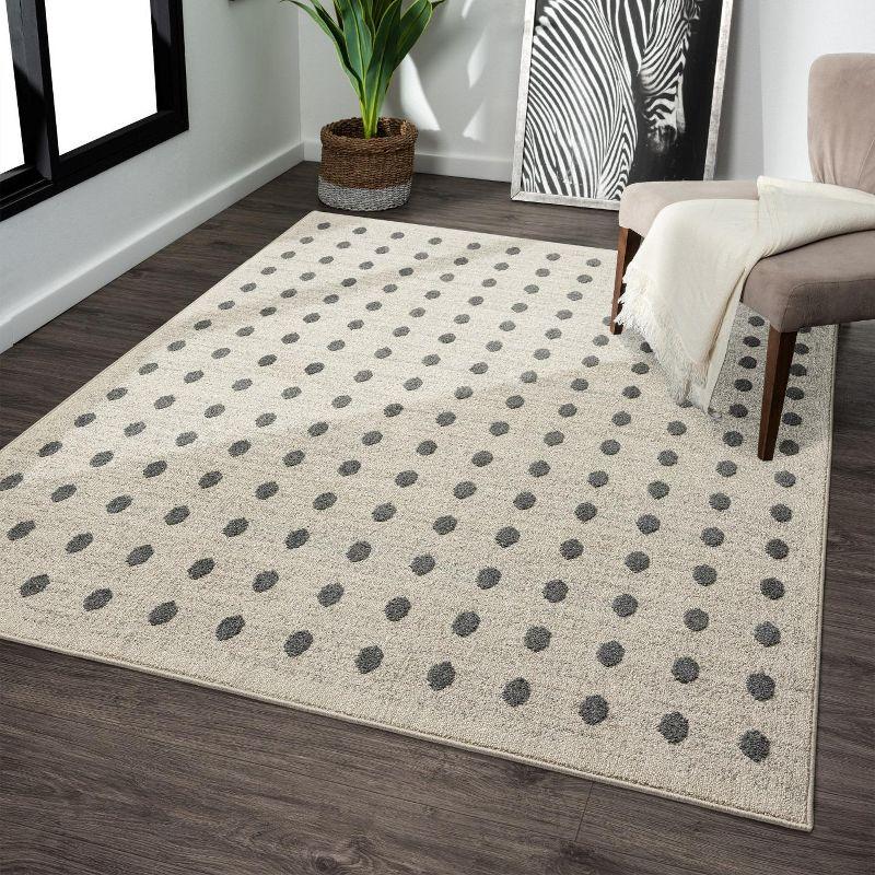 Luxe Weavers Modern Geometric Dots Area Rug