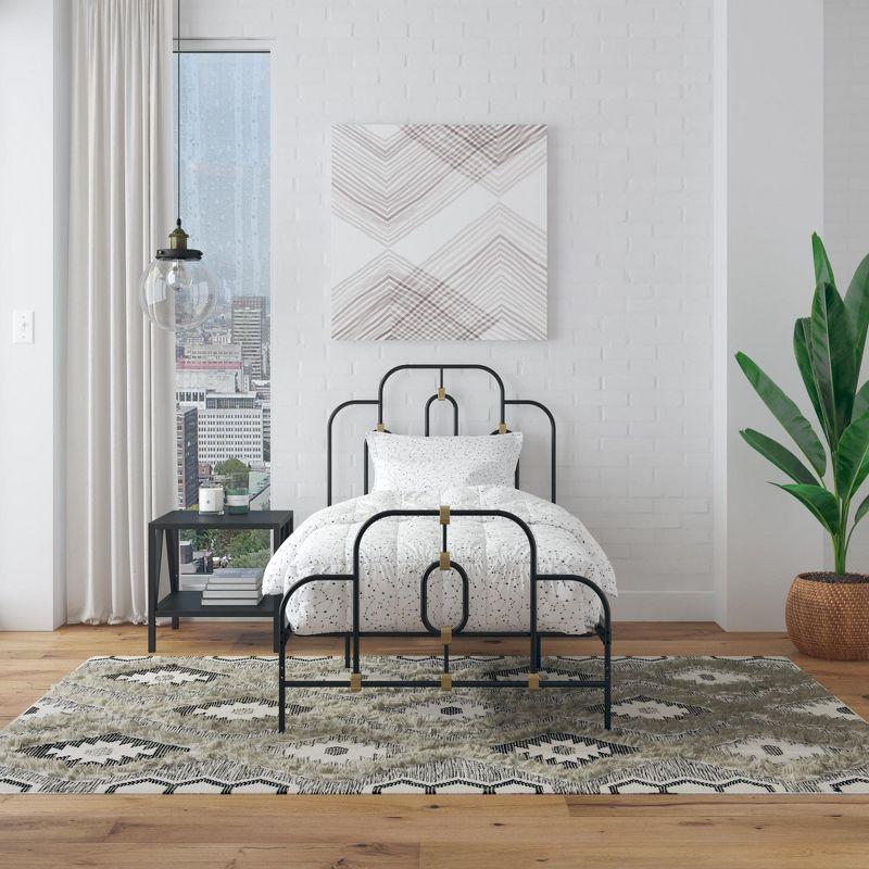 Olivia Metal Open-Frame Bed