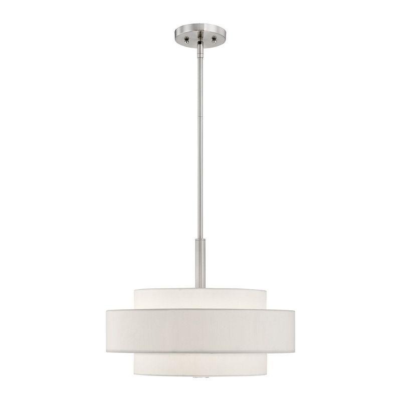 Livex Lighting Meridian 4 - Light Pendant in  Brushed Nickel