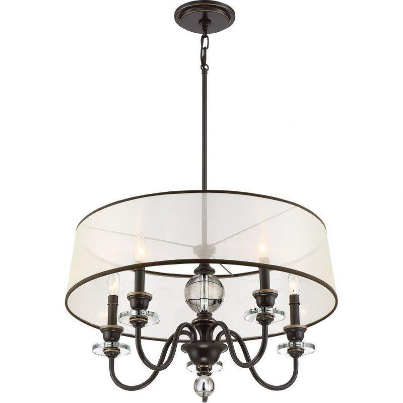 Quoizel Lighting Ceremony 5 - Light Chandelier in  Palladian Bronze