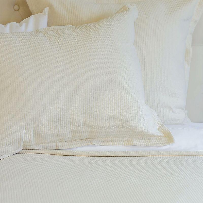 Delfina Ivory Cotton Hand-Loomed Standard Sham