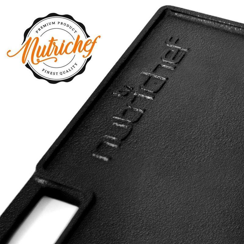 NutriChef 10'' Non-Stick Cast Iron Griddle