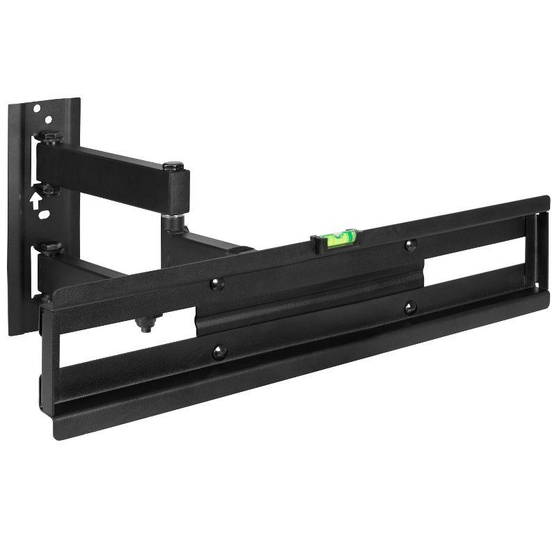 Black Full Motion Steel TV Wall Mount for 32"-55" TVs