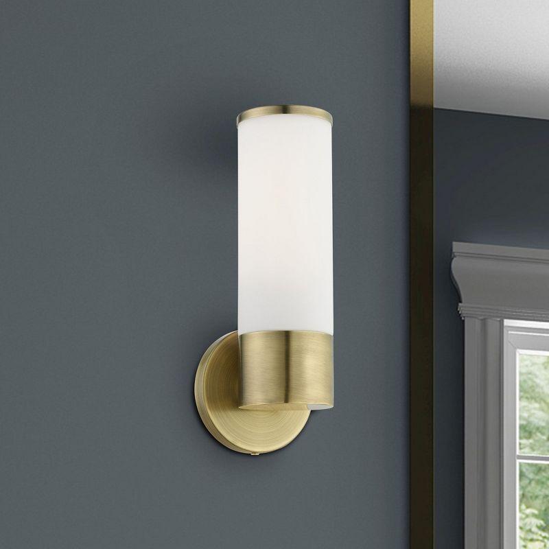 Livex Lighting Lindale 1 - Light Sconce in  Antique Brass