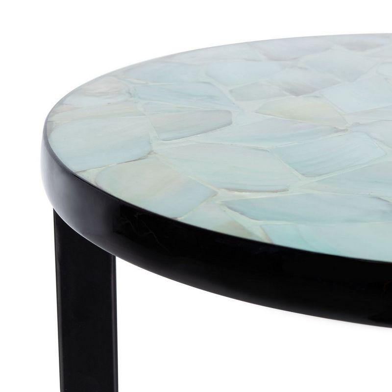 Zaira End Table - Blue/Green - Safavieh.