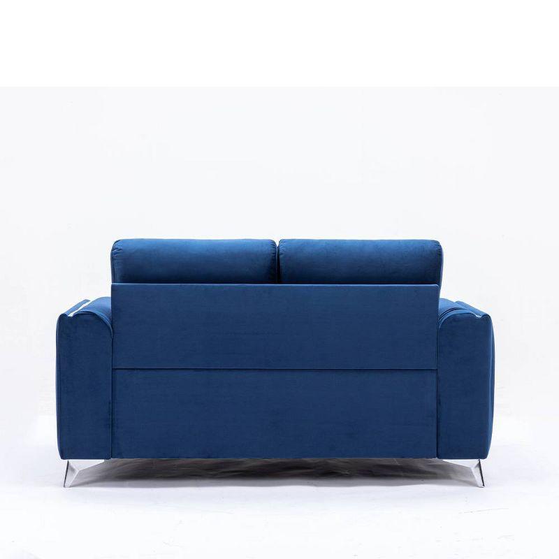 Acme Furniture 91" Wenona Sofa Blue Velvet